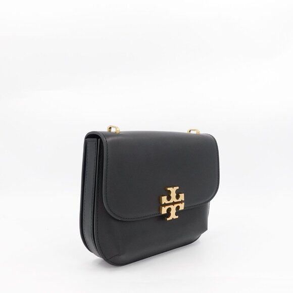 Tory Burch Eleanor Slim Saddlebag Black OS - Picture 5 of 16